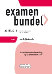 Omslag van Vwo; Aardrijkskunde; 2015/2016