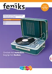 Omslag van Feniks Leerwerkboek Cultureel-mentale ontwikkelingen in Nederland na 1945 3/4 vmbo