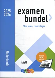 Omslag van havo 2025/2026