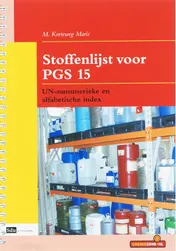 Omslag van Stoffenlijst voor PGS 15