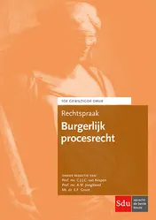 Omslag van Rechtspraak Burgerlijk procesrecht