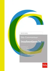 Omslag van Sdu Commentaar Insolventierecht | Editie 2025