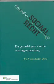 Omslag van De grondslagen van de ontslagvergoeding