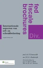 Omslag van Internationale aspecten van erf- en schenkbelasting