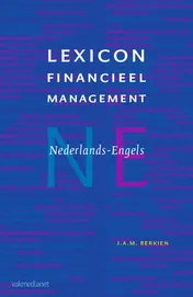 Omslag van Lexicon Financieel Management Nederlands-Engels