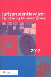Omslag van Jurisprudentiewijzer Handhaving Milieuwetgeving