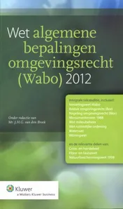 Omslag van Wet algemene bepalingen omgevingsrecht (Wabo)2012