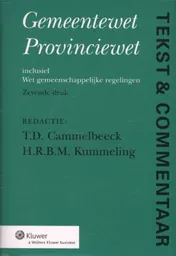 Omslag van Gemeentewet Provinciewet