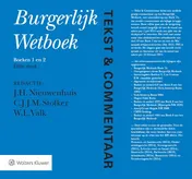 Omslag van Burgerlijk wetboek boek 1 en 2 set 3 ex