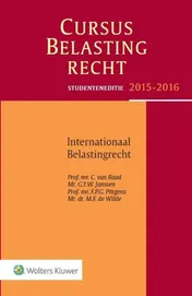Omslag van Studenteneditie Cursus Belastingrecht Internationaal Belastingrecht