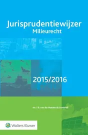 Omslag van Jurisprudentiewijzer Milieurecht 2015/2016