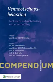 Omslag van Compendium vennootschapsbelasting
