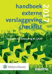 Omslag van Handboek Externe Verslaggeving Checklist 2017
