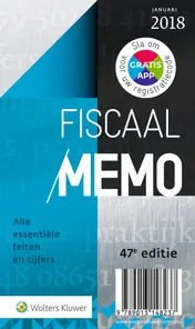 Omslag van Fiscaal Memo januari 2018