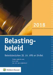 Omslag van Belastingbeleid 2018