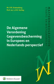 Omslag van De Algemene Verordening Gegevensbescherming in Europees & Nederlands perspectief