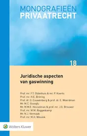 Omslag van Juridische aspecten van gaswinning