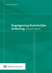 Omslag van Tekstuitgave regelgeving ruimtelijke ordening 2020/2021