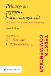 Omslag van Tekst & Commentaar Privacy- en gegevensbeschermingsrecht
