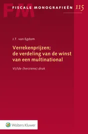 Omslag van Verrekenprijzen; de verdeling van de winst van een multinational