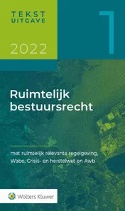Omslag van Tekstuitgave Ruimtelijk bestuursrecht 2021/2