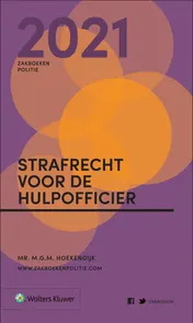 Omslag van Strafrecht voor de Hulpofficier 2021