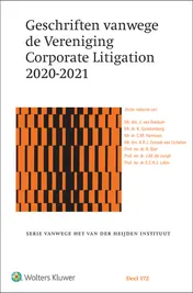 Omslag van Geschriften vanwege de Vereniging Corporate Litigation 2020-2021