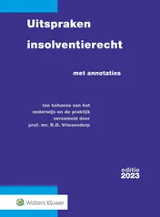 Omslag van Uitspraken insolventierecht editie 2023
