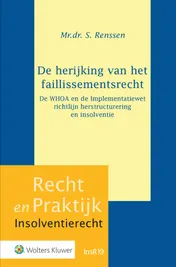 Omslag van De herijking van het faillissementsrecht
