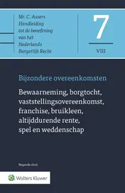 Omslag van Bewaarneming, borgtocht, vaststellingsovereenkomst