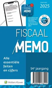 Omslag van Fiscaal Memo januari 2025
