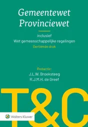 Omslag van Gemeentewet provinciewet