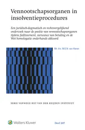 Omslag van Vennootschapsorganen in insolventieprocedures