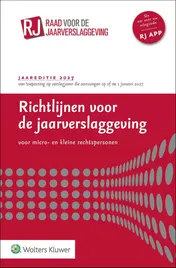 Omslag van Richtlijnen voor de jaarverslaggeving voor micro- en kleine rechtspersonen 2027