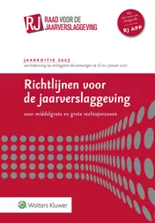 Omslag van Richtlijnen voor de jaarverslaggeving, middelgrote en grote rechtspersonen 2027