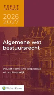 Omslag van Tekstuitgave Algemene wet bestuursrecht 2026-2027