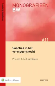 Omslag van Sancties in het vermogensrecht