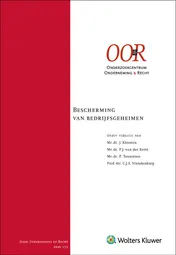 Omslag van Bescherming van bedrijfsgeheimen