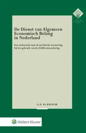 Omslag van De Dienst van Algemeen Economisch Belang in Nederland