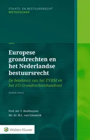 Omslag van Europese grondrechten en het Nederlandse bestuursrecht