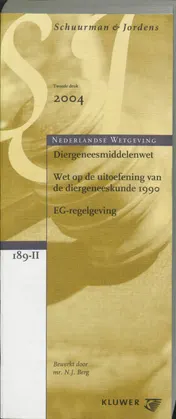 Omslag van Diergeneesmiddelenwet