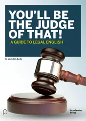 Omslag van You'll be the judge of that