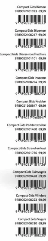 Omslag van Explosienummer voor 10 verschillende Compactgidsen.