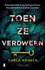 Omslag van Toen ze verdween