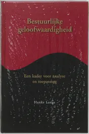 Omslag van Bestuurlijke geloofwaardigheid