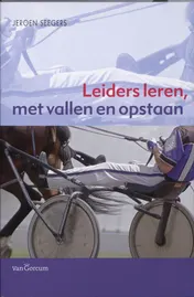 Omslag van Leiders leren, met vallen en opstaan