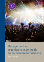 Omslag van Management en organisatie in de media- en entertainmentbusiness (derde druk)