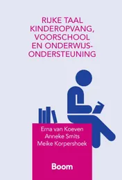 Omslag van Rijke taal kinderopvang, voorschool en onderwijsondersteuning
