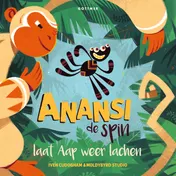 Omslag van Anansi de spin laat Aap weer lachen