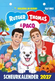Omslag van De scheurkalender van Rutger, Thomas en Paco 2027